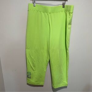 VTG Christine Alexander Women’s Lime Green Bedazzled “12” Lounge Pants Size XL